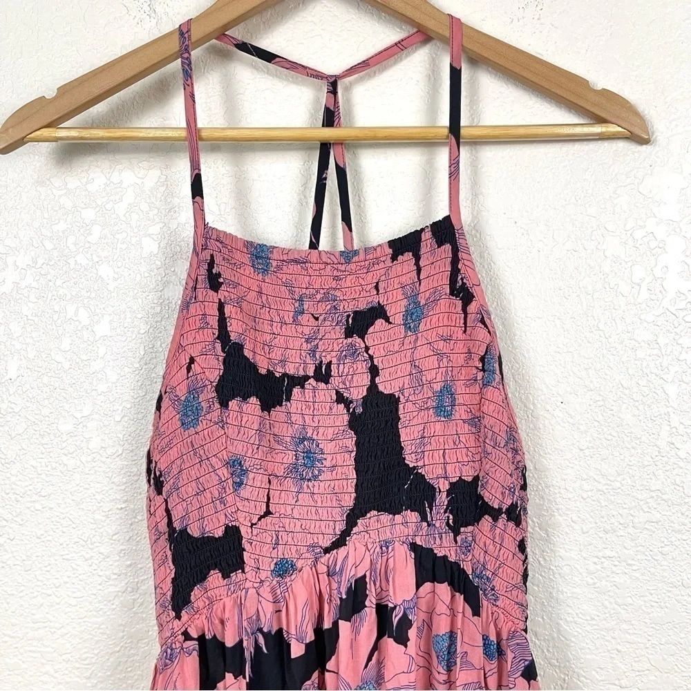 Free People‎ Heatwave Printed Maxi Slip Sleeveless Dress Size Medium Women